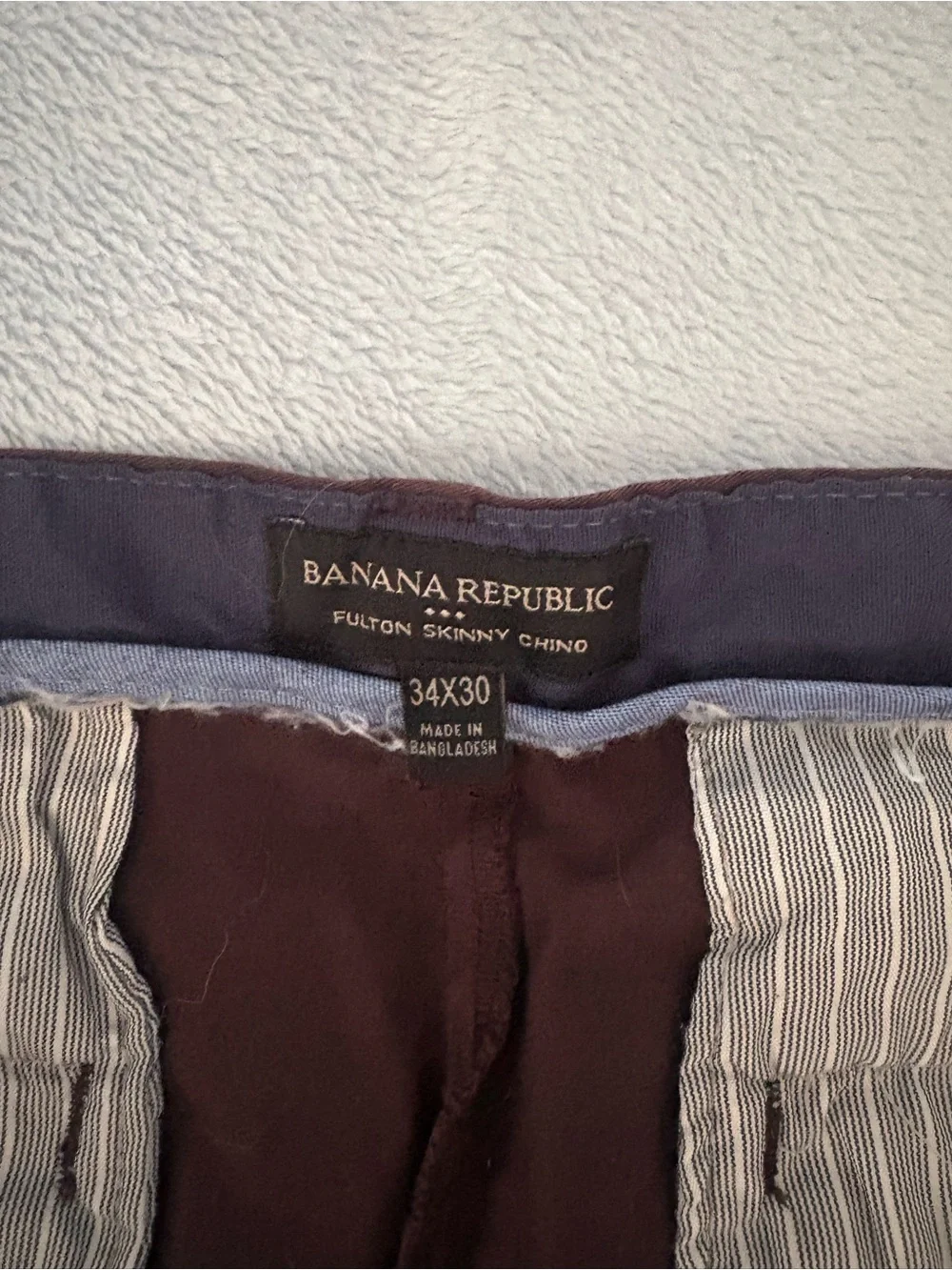 Men's deep eggplant color Casual Pants